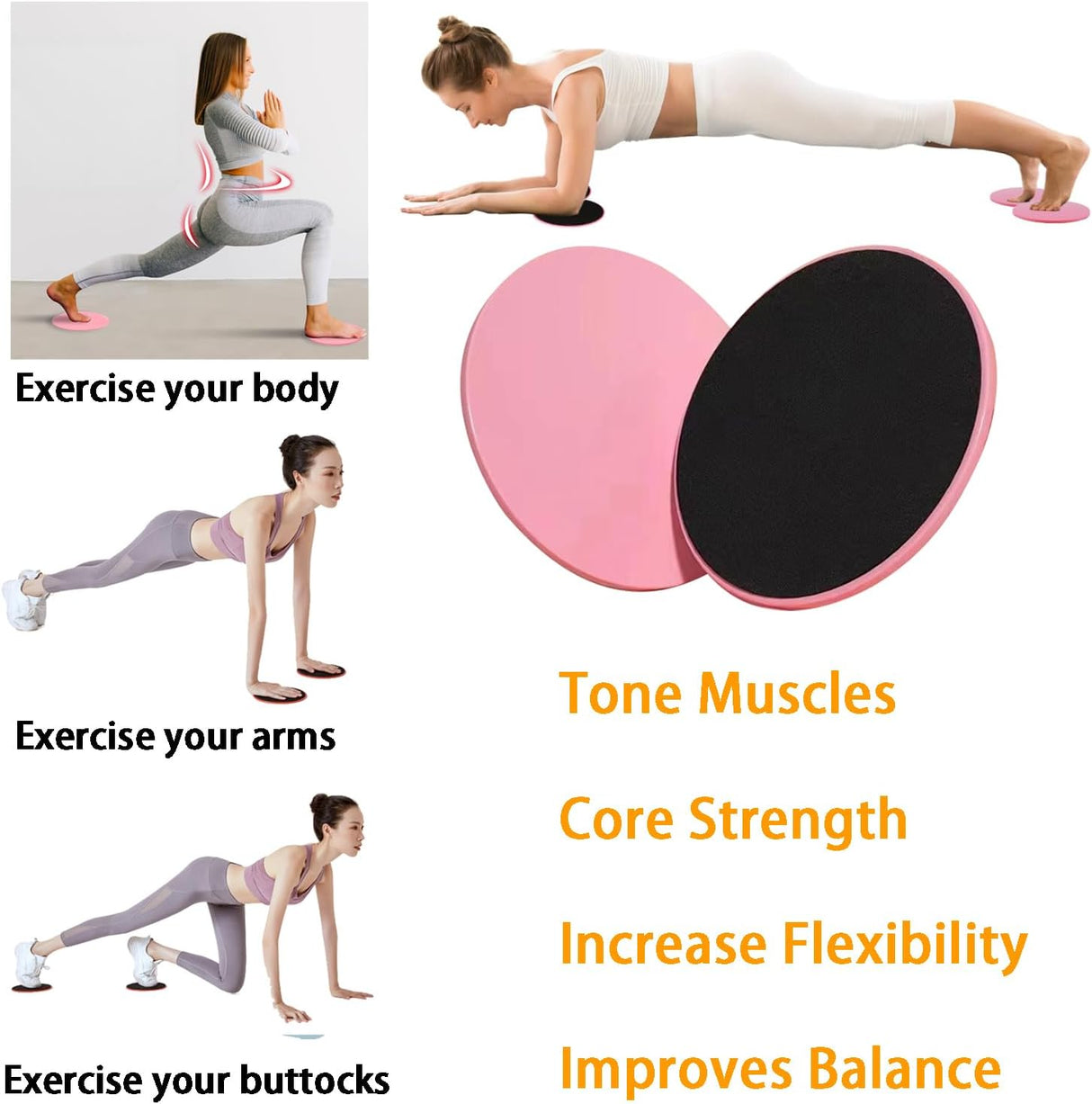 Abdominal Sliding Disc Set