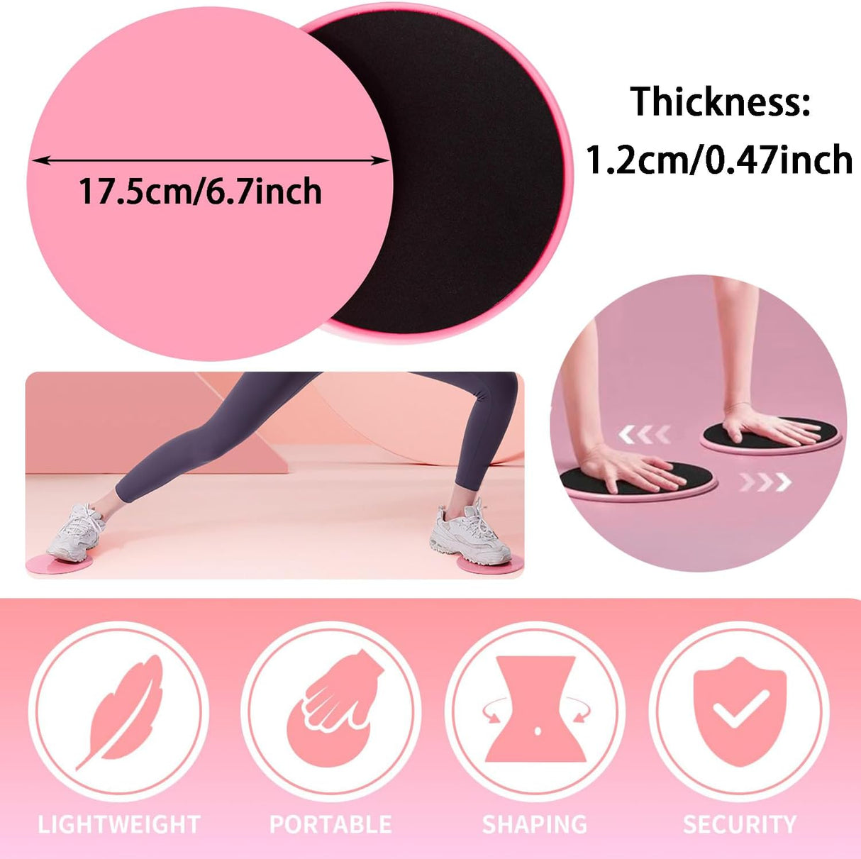 Abdominal Sliding Disc Set