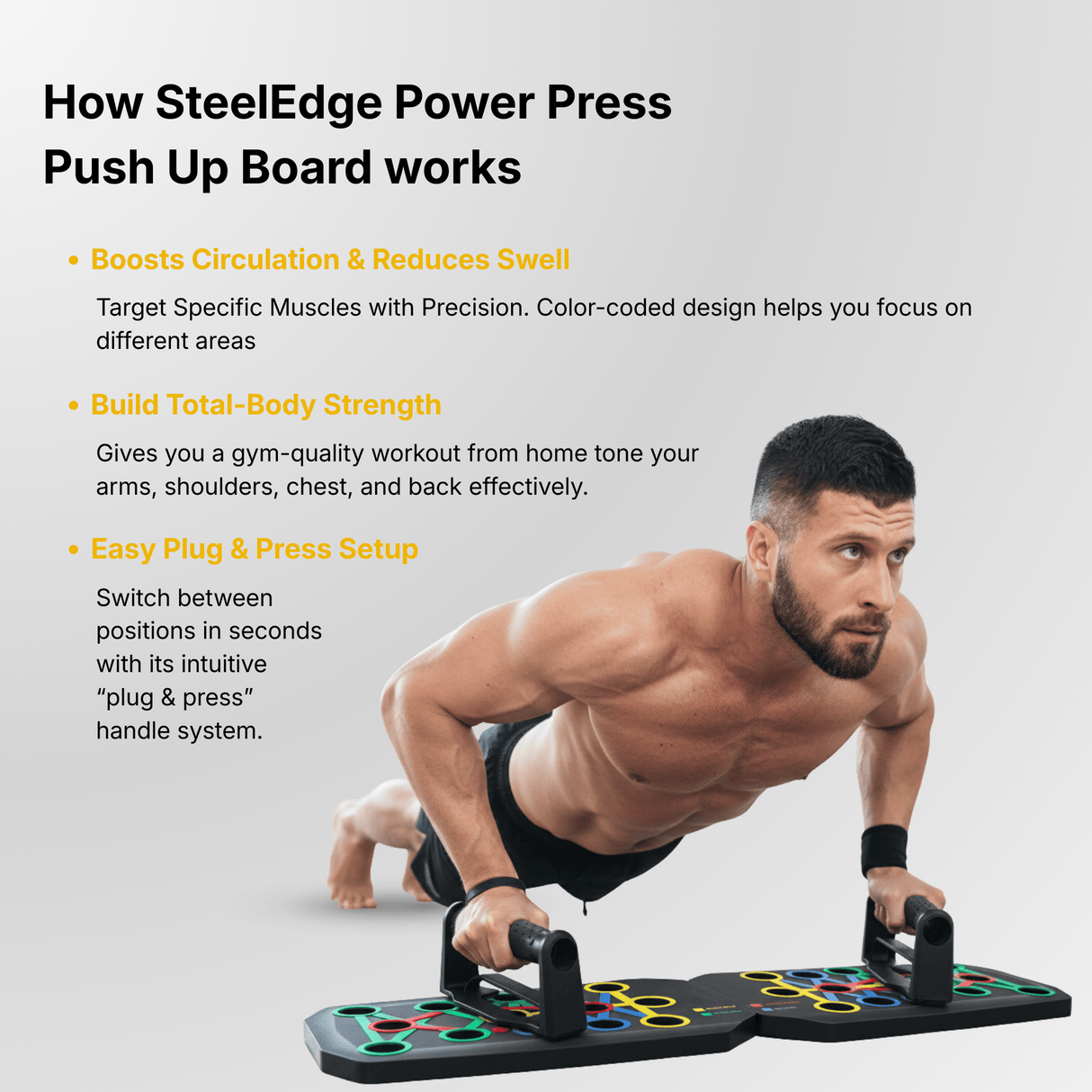 Power Press Push Up Board