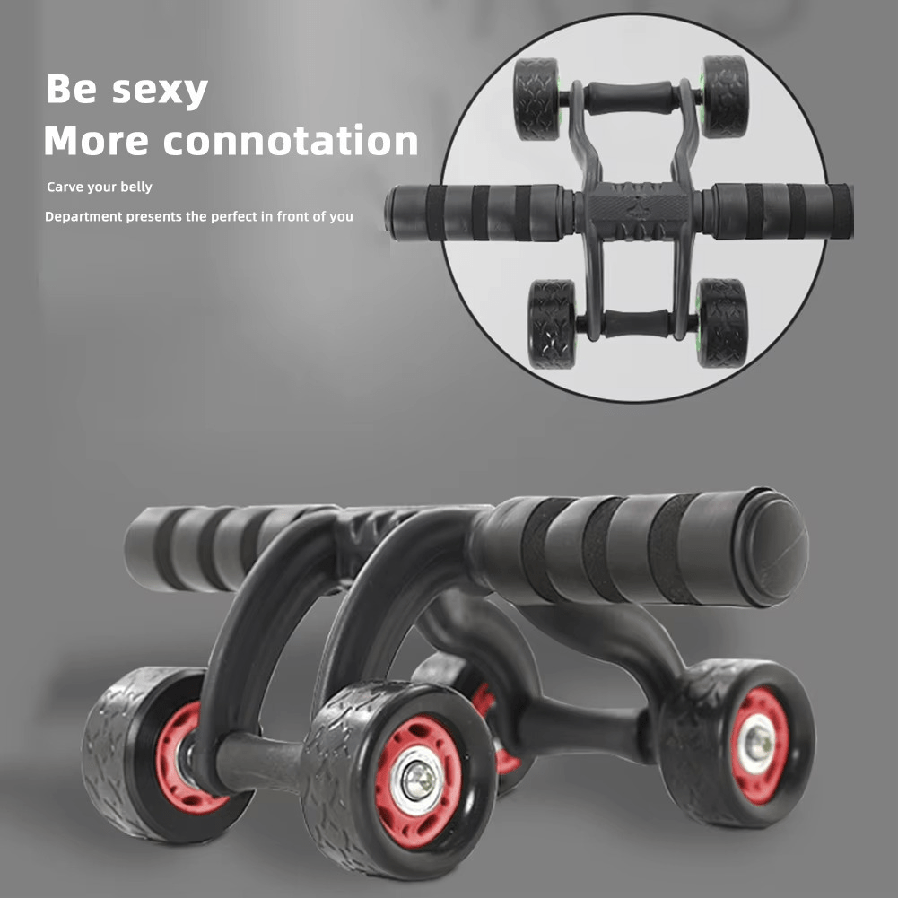 4-Wheel Abdominal Roller