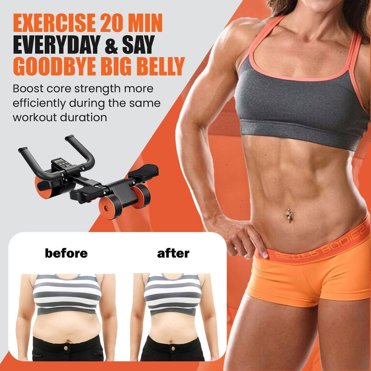 Digital Abdominal Wheel Roller