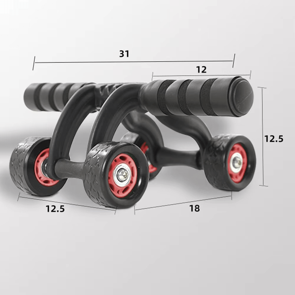 4-Wheel Abdominal Roller
