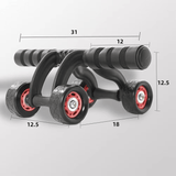 4-Wheel Abdominal Roller