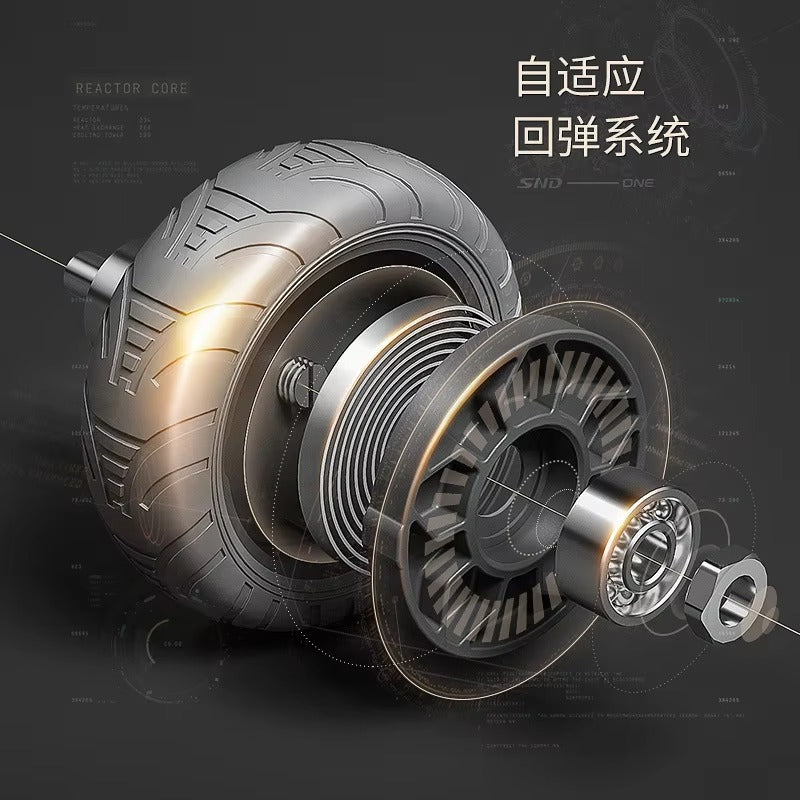 4-Wheel Abdominal Roller